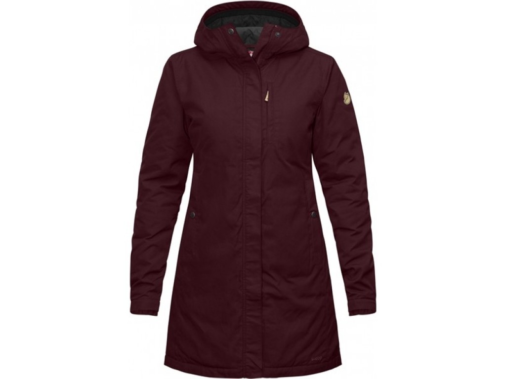 Fjällräven Kiruna Padded Parka W - Dark Garnet