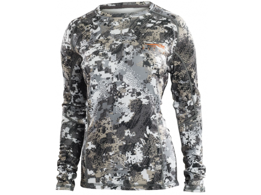 Sitka Womens Core Mid Wt Crew LS - Elevated II - M