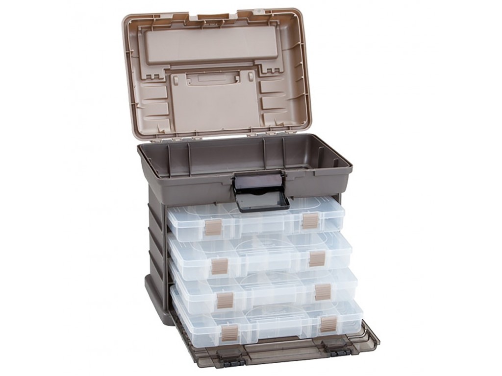 Rack m/4 kasser Guide serie Plano 1374 41,25x30x40