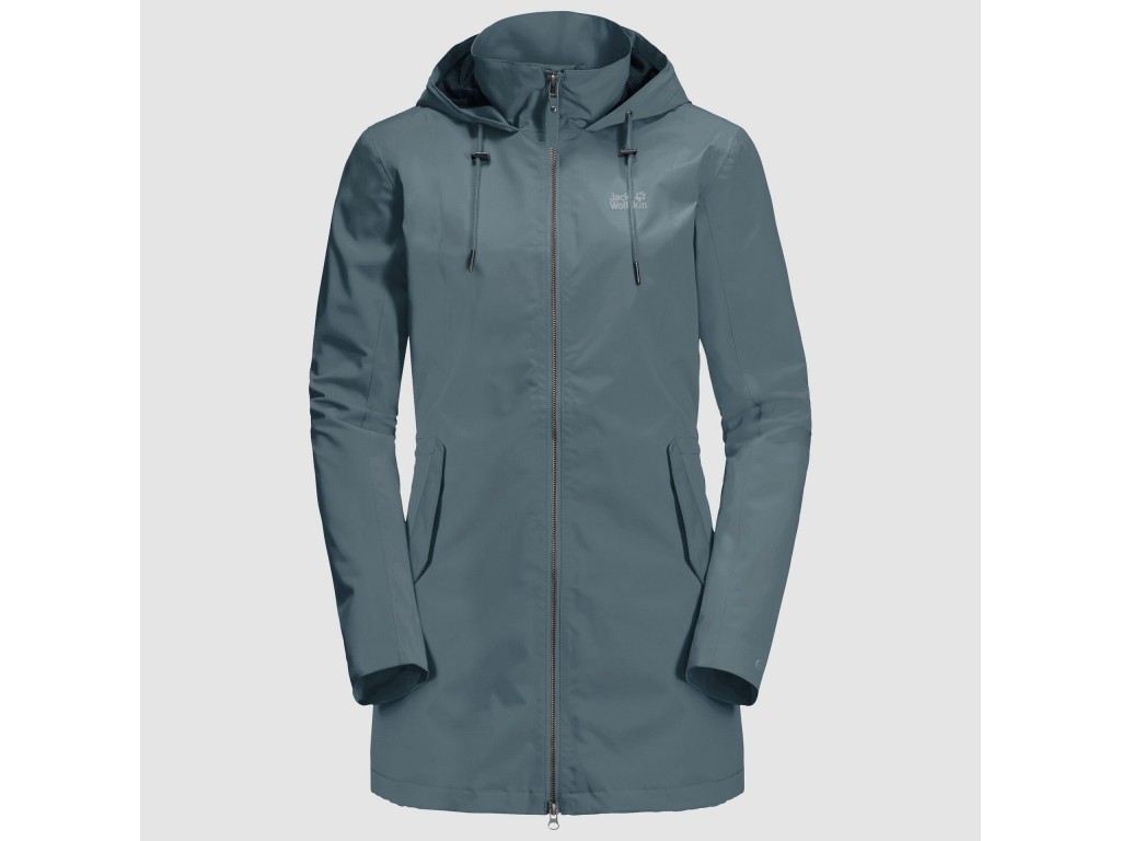 Jack Wolfskin Dakar Parka W Teal Grey