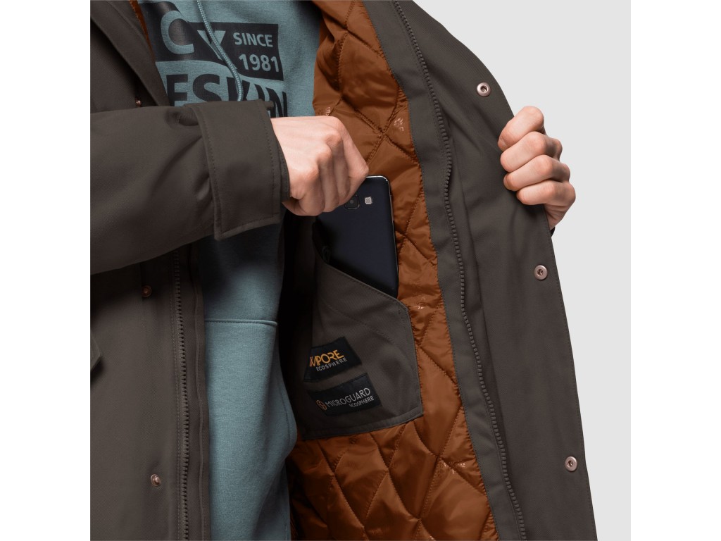 Jack Wolfskin Clifton Hill Jacket M brownstone Thy Outdoor