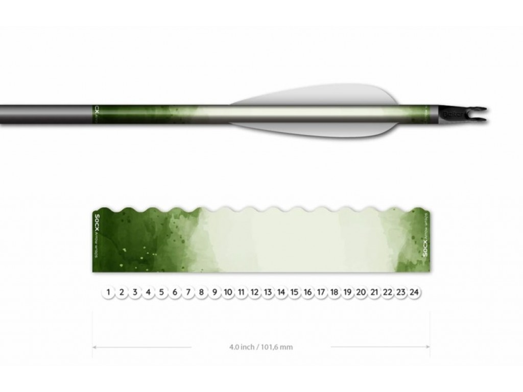 Socx Wrap 5,5mm MAX - Stain Green