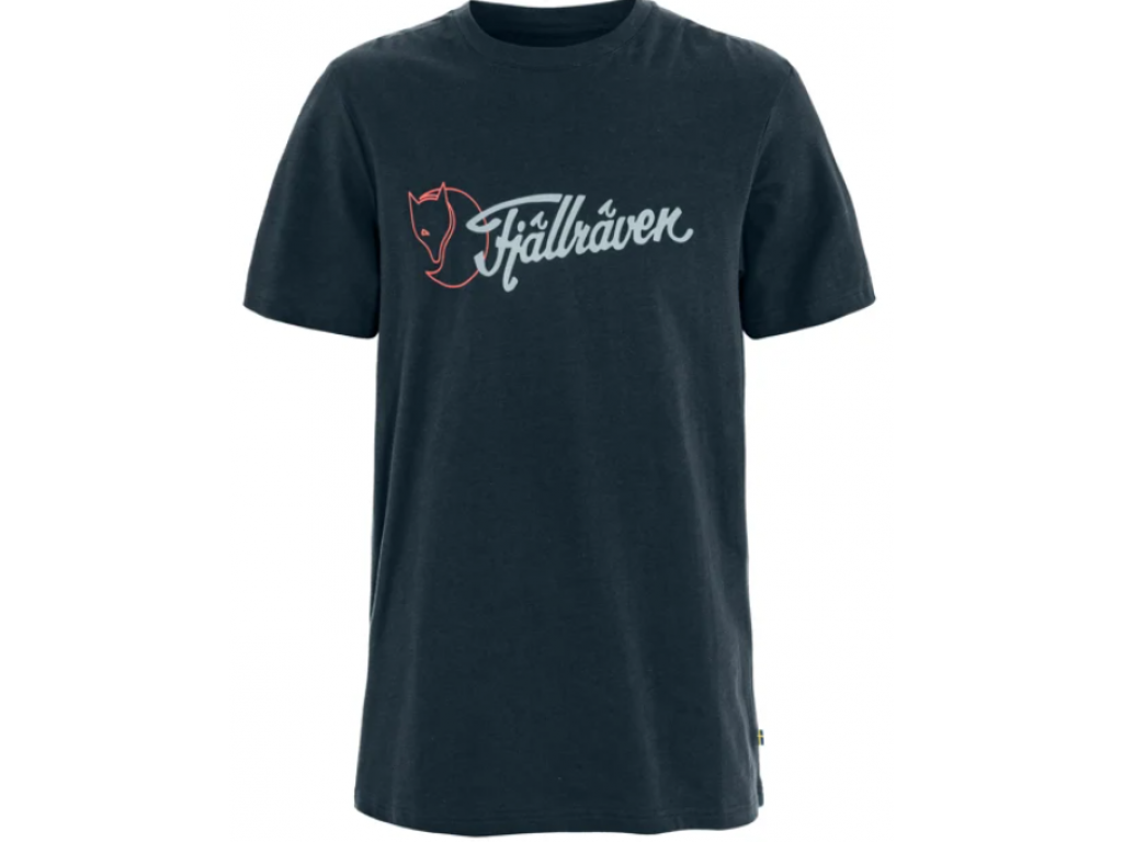 Fjällräven Archive Logo T-Shirt M - Dark Navy