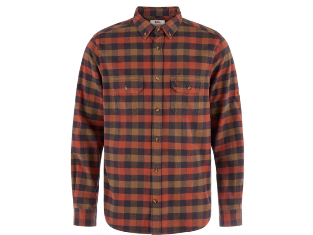 Fjällräven Skog Relaxed Shirt M - Autumn Leaf-Wood Brown