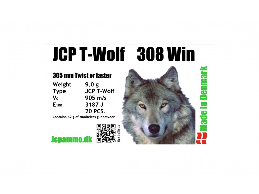 JCP T-Wolf 308 9g (20stk)