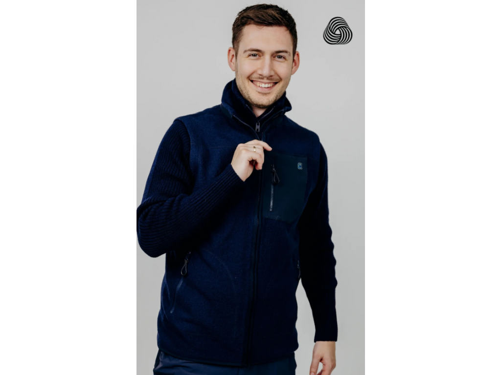 Superino Fløyen 345 Wool Vest - Black