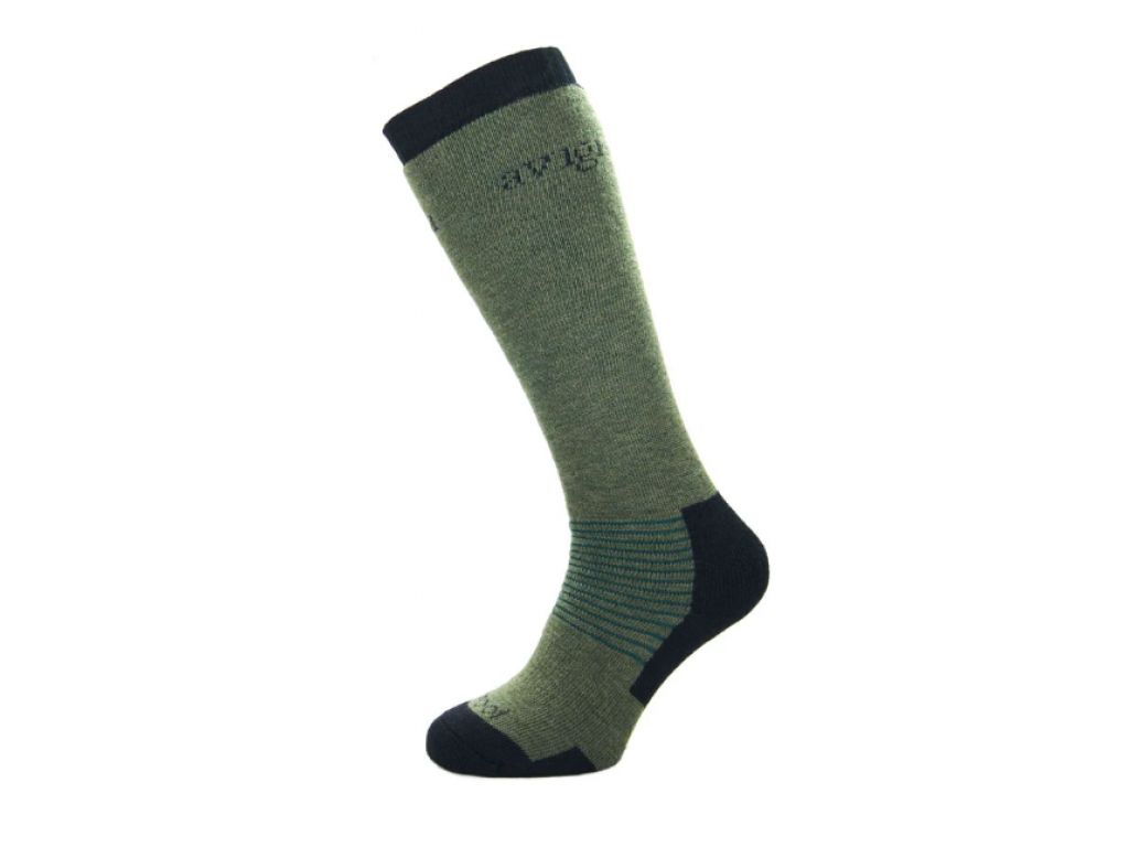 Avignon Wool Hunting Sock - Green