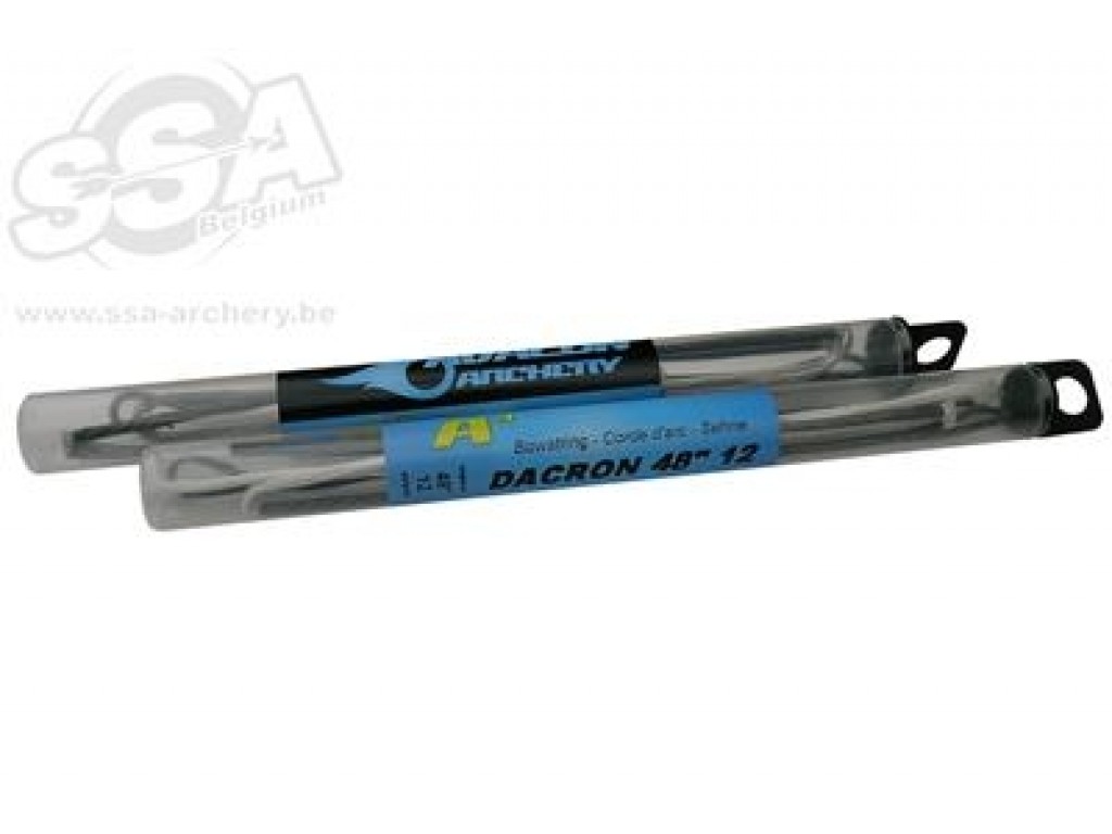 RECURVE STRINGS DACRON TYRO 70/12 HVID MED SORT SERVERING