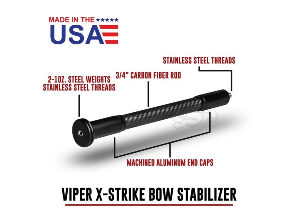 Viper X-strike carbon 8¨ stabilisator