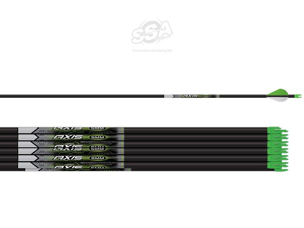 Easton 5mm Axis med halfout inserts spine 300