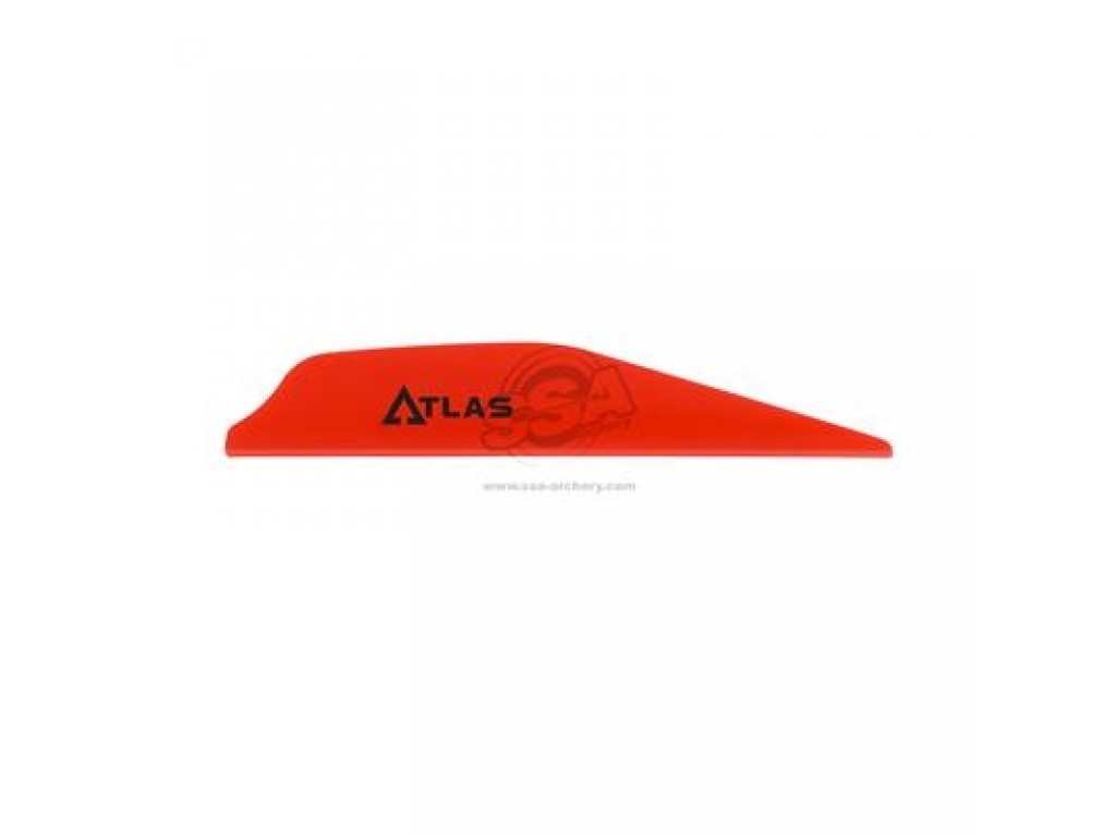 Bohning Atlas Vanes 2,8¨ 100stk Neon Red