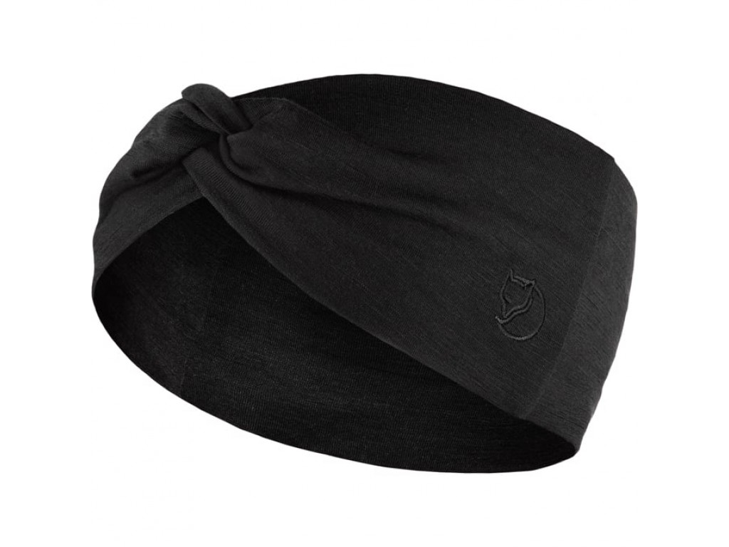 Fjällräven Abisko Wool Headband - Black One Size