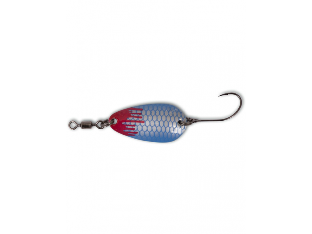 Magic Trout 2G 2,5CM SILVER/BLUE BLOODY LOONY SPOON