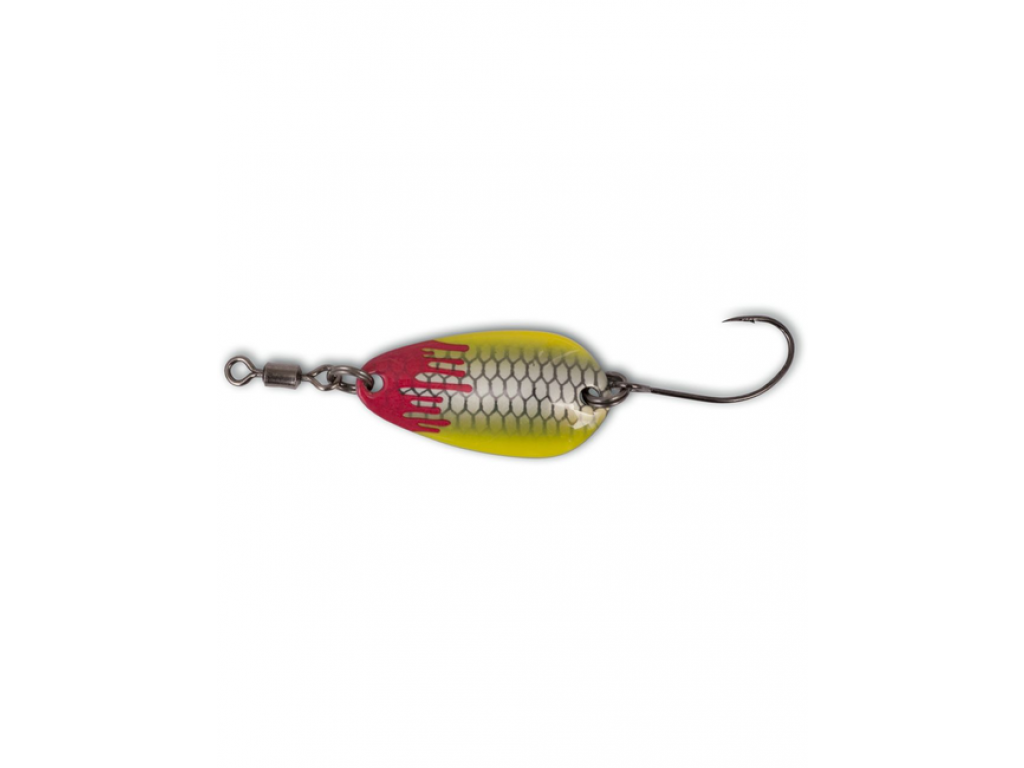Magic Trout 2G 2,5CM PEARL/YELLOW BLOODY LOONY SPOON