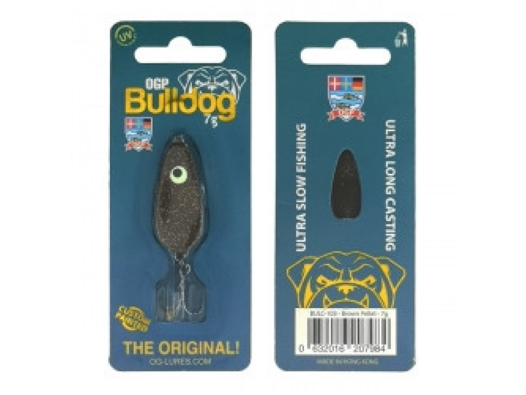 Bulldog custom farved 7 grams Brown Pellet