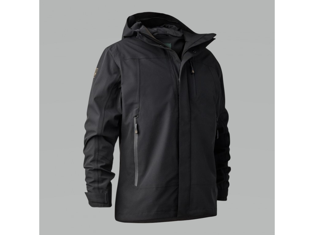 Deerhunter Sarek Jacket With Hood Black