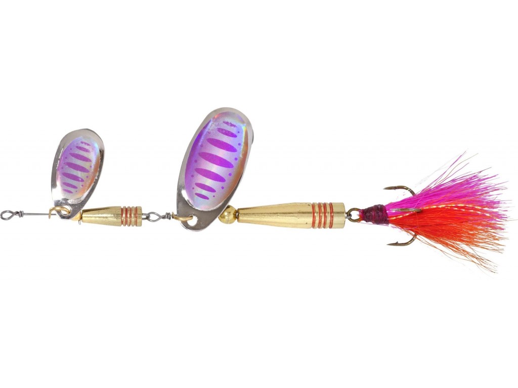 Zebco Waterwings Spinner Rosa #6 – Esche Artificiali Per Pesca Predatori, Paletta Classica, Colorazioni Moderne