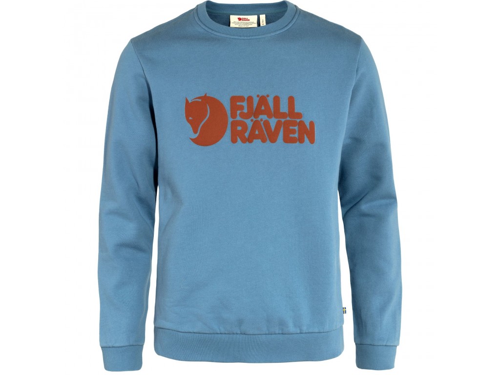 Fjällräven Logo Sweater M - Dawn Blue