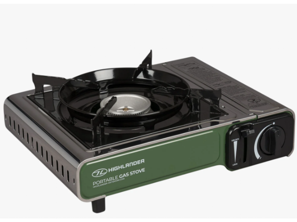 Highlander Portable Gas Stove, Green