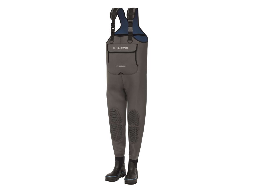 Kinetic NeoGrip Bootfoot Neopren Waders Charcoal