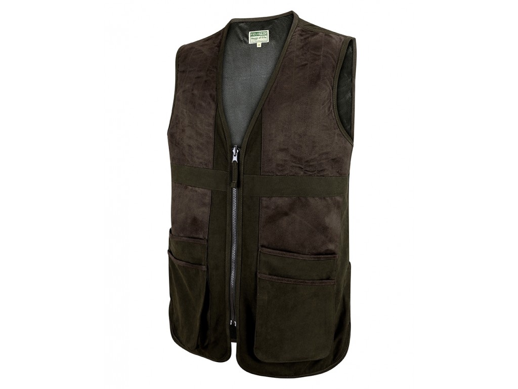 Hoggs of Fife Struther shooting vest - Dark Green
