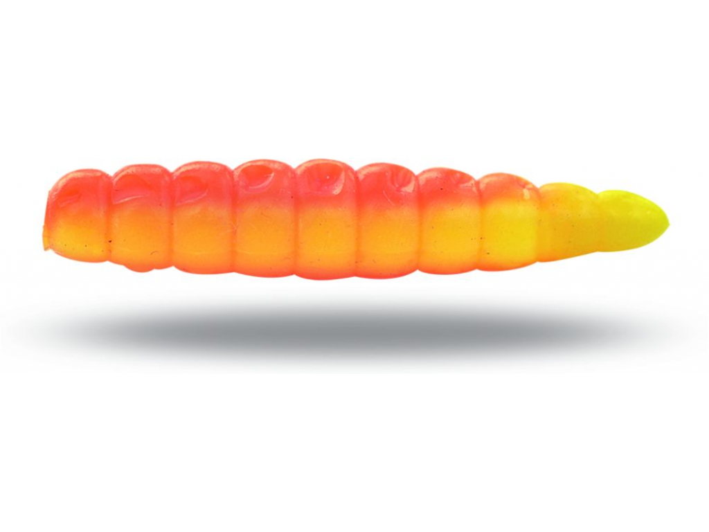 Magic trout B-maggot Orange-Yellow 2,5cm Garlic