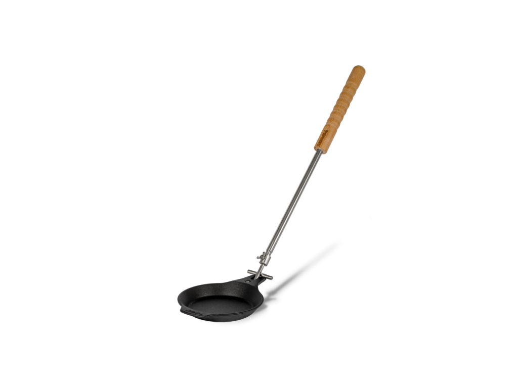 petromax støbejerns pande med telestobstang