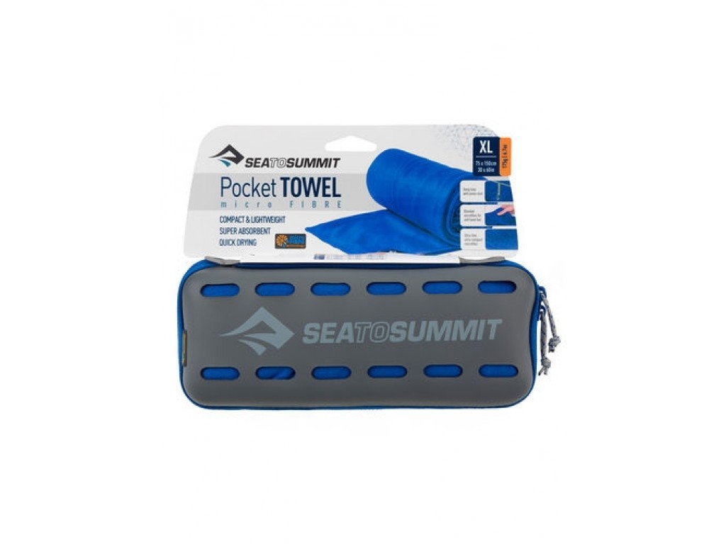 Sea To Summit Pocket Towel XL 75x150 - Cobalt Blue