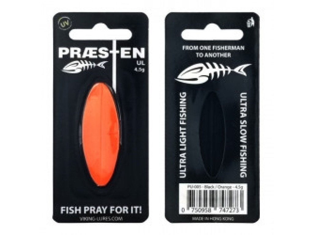 Præsten 7 grams classic Sort/Orange