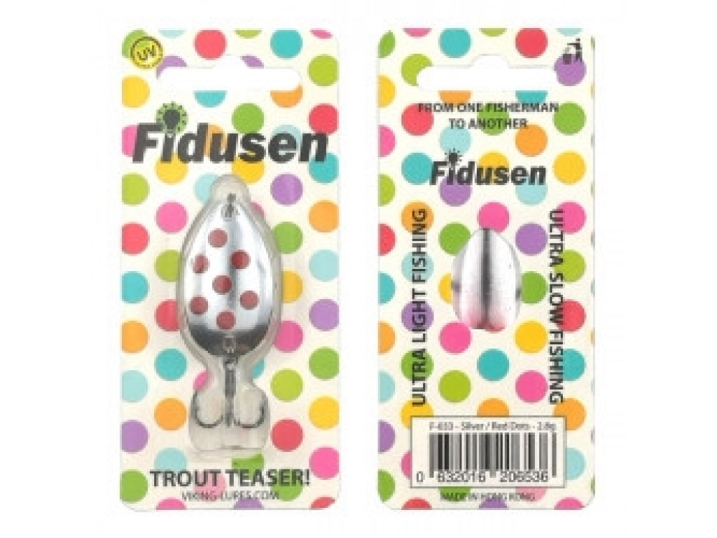 Fidusen 2,8 gram Sølv / Røde Prik