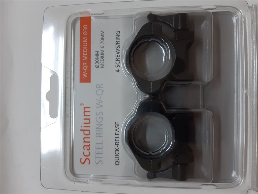 Scandium Stål Ringe 30 MM W - QR HØJ