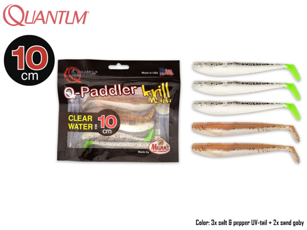 Quantum Q-Paddler Power Packs - Clear Water Mix 10cm