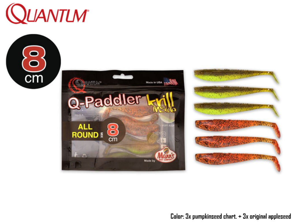 Quantum Q-Paddler Power Packs - All Round Mix 8cm