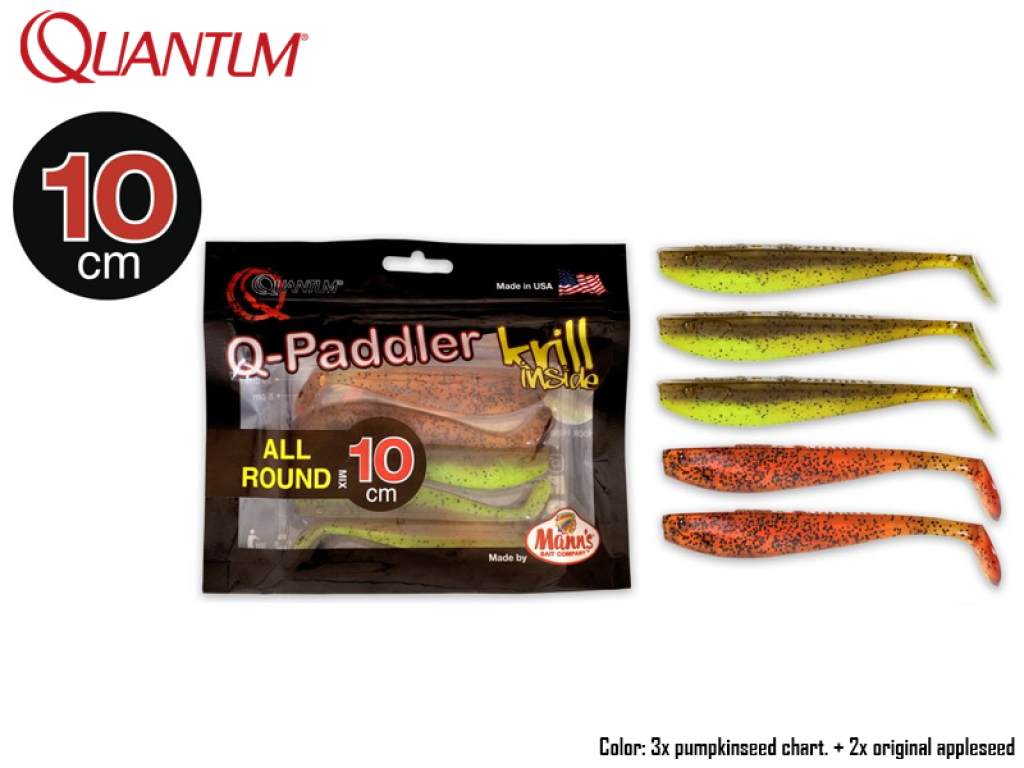 Quantum Q-Paddler Power Packs - All Round Mix 10cm