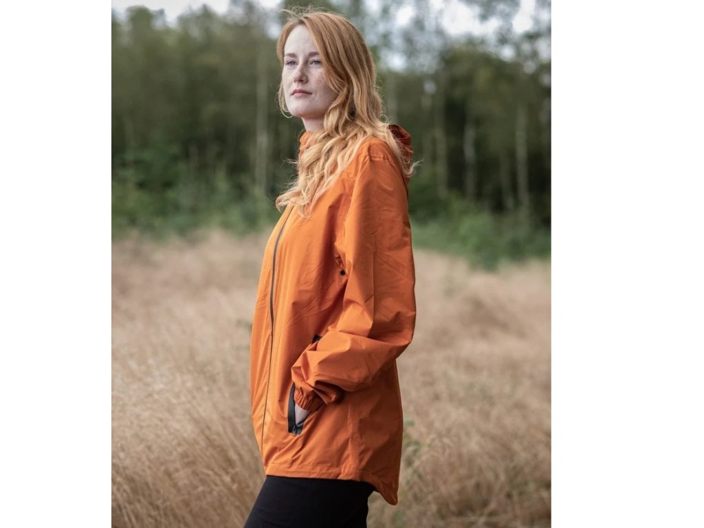 Orange shaggy jacket online