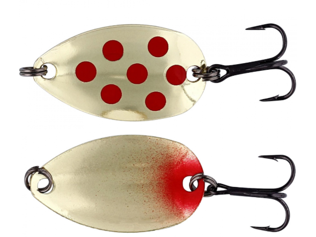 Fidusen 3,2cm 2,8g Gold/Red Dots