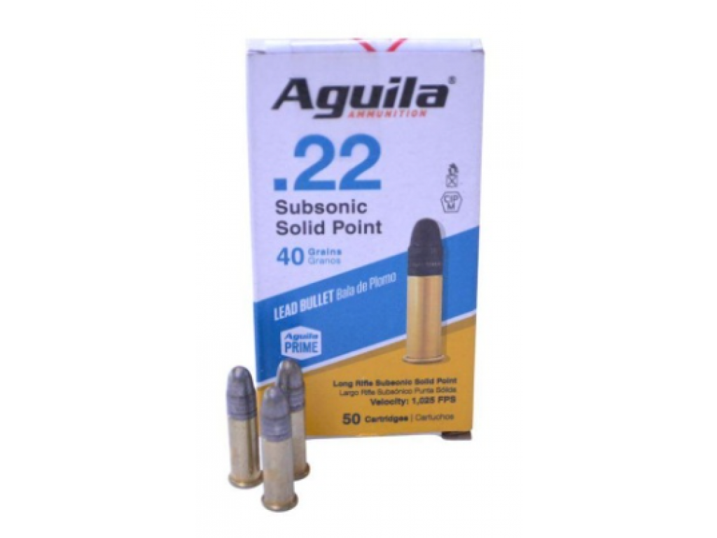 Aguila Subsonic 22LR, 40 grains
