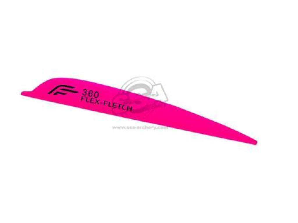 Flex-Fletch VANES FFP-360 FLUO RED/PINK 100/PK