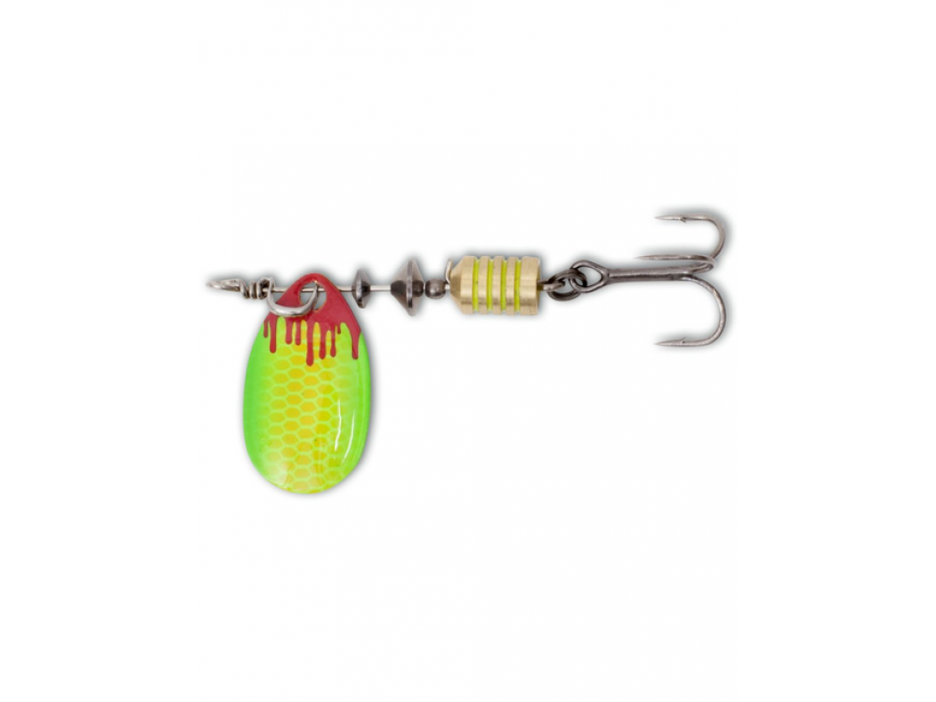 Magic Trout 3,8G 2,5CM YELLOW/GREEN BLOODY SPINNER