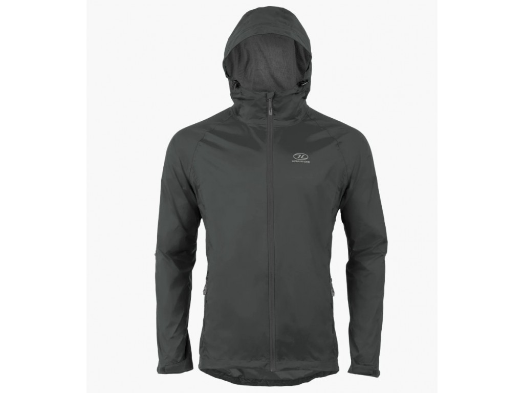 Highlander STOW & GO PACK AWAY WATERPROOF AND WINDPROOF M's JACKET - Grey