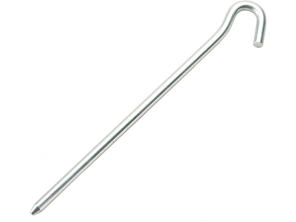 Nordpol Trådpløk Alu 18Cm Rund 6 Stk Blank