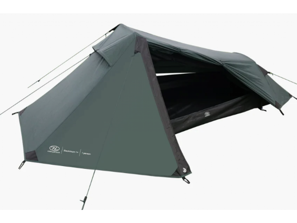 Highlander BLACKTHORN TENT 1+, GEN2 Scarab green