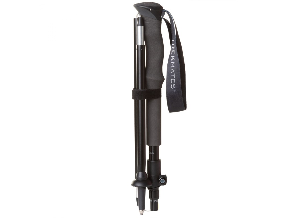 Trekmates Fold Lock Pole - Teleskop Vandrestav - Black
