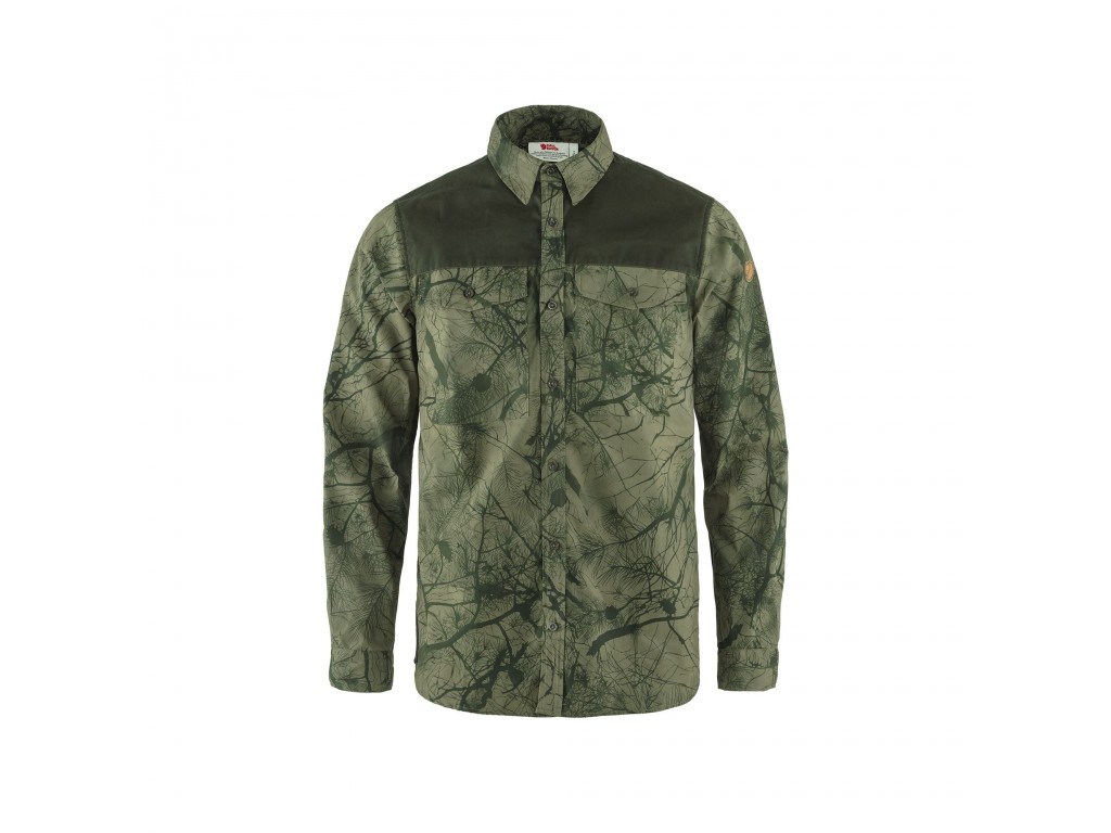 Fjällräven Värmland G-1000 Shirt M Green Camo - Deep Forest