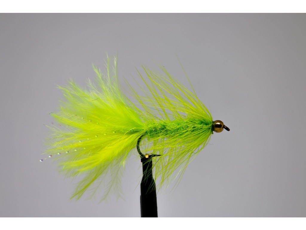JKFLUER Wooly Bugger Chartreuse str 6
