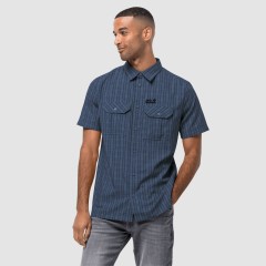 JackWolfskinThompsonShirtMenOceanWaveChecks-20