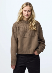 FjllrvenvikSolidJacquardKnitWSuedeBrown-20