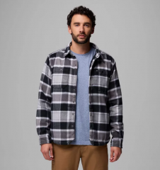 ColumbiaWinwardIIShirtJacketBlackTrapperWindowpane-20