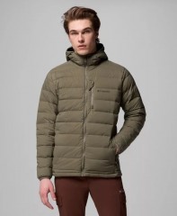 ColumbiaDriftPeakStrechDownHoodedJKTStoneGreen-20
