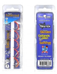 OGLuresRiggedUVOrangeSeatroutSingleHooksHavrredsinglekrogemedspringringstr1-20